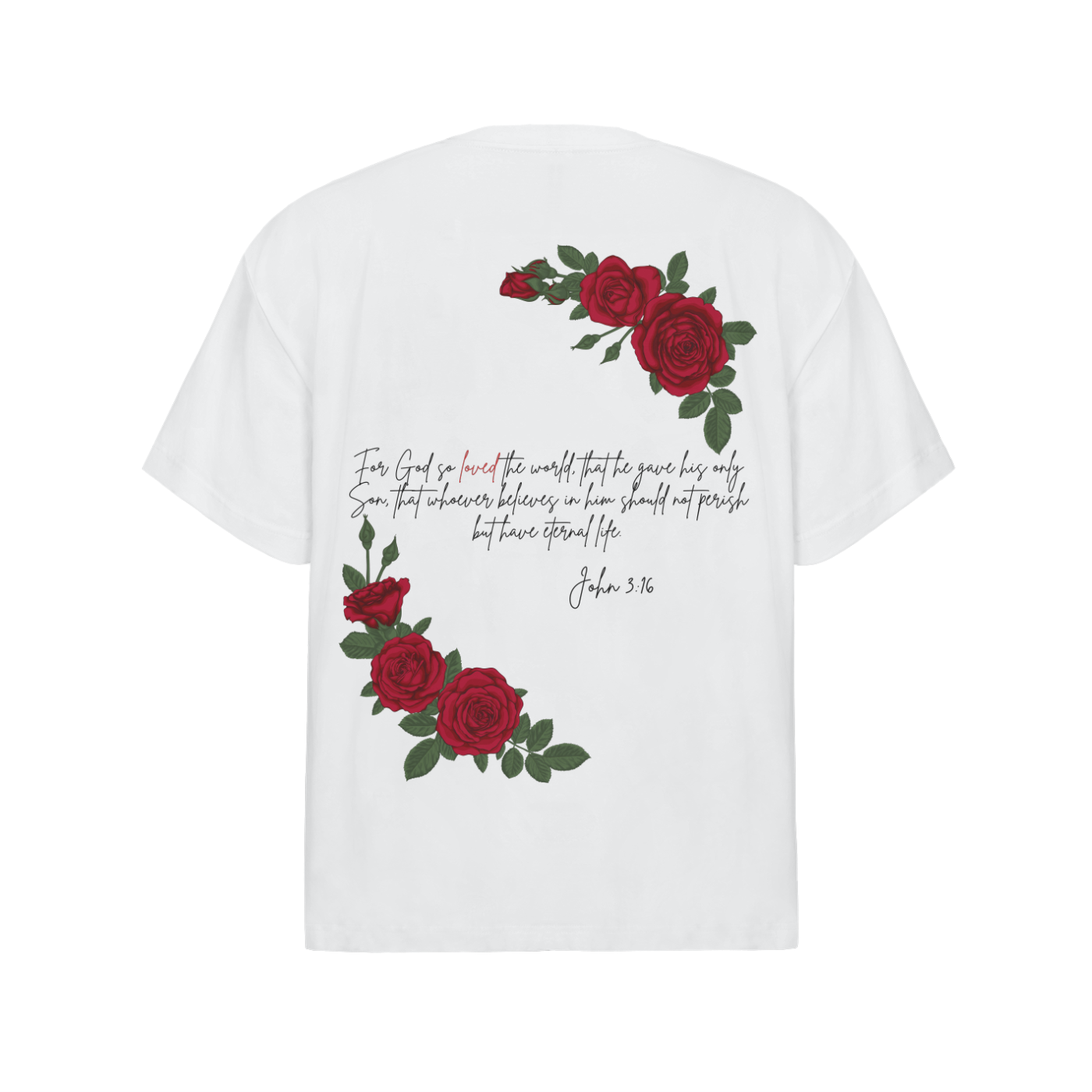 Agape (Love) Cotton T-Shirt - Extended Sizes