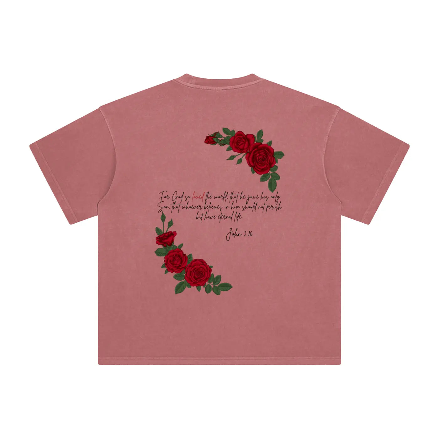 Agape (Love) Unisex Washed T-Shirt ODMPOD