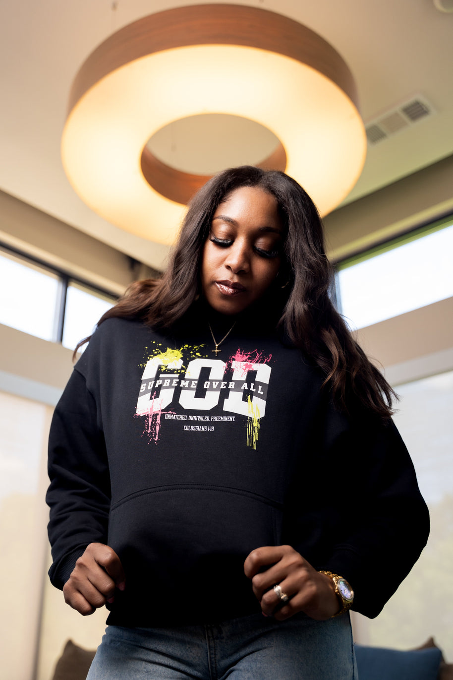 God is Supreme Drop-Shoulder Hoodie