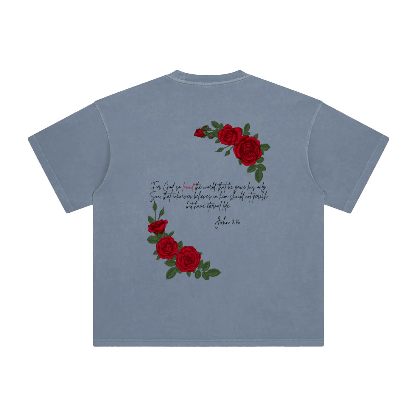 Agape (Love) Unisex Washed T-Shirt ODMPOD