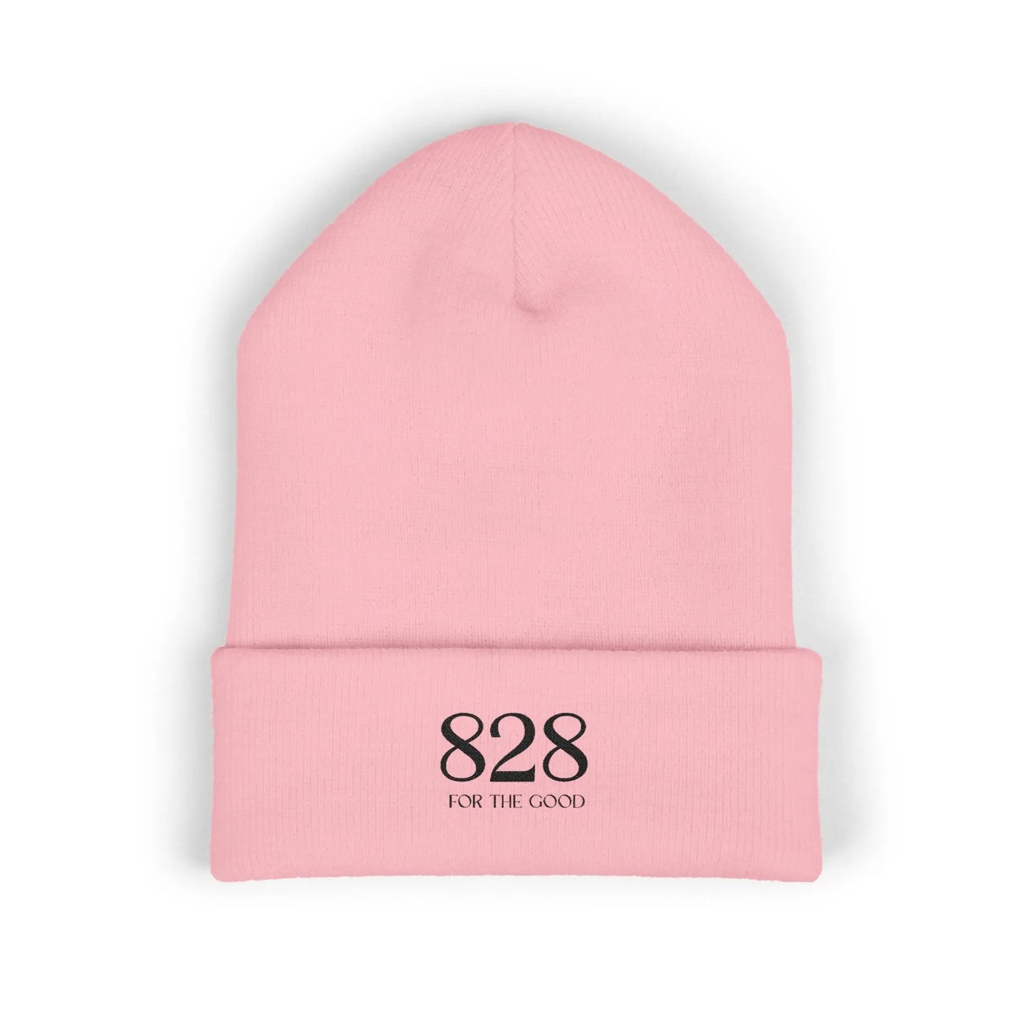 828 Embroidered Cuffed Beanie Printify