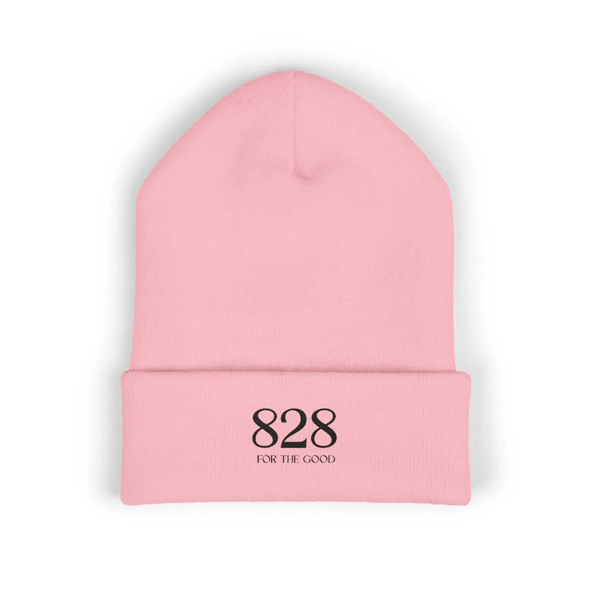 828 Embroidered Cuffed Beanie Printify
