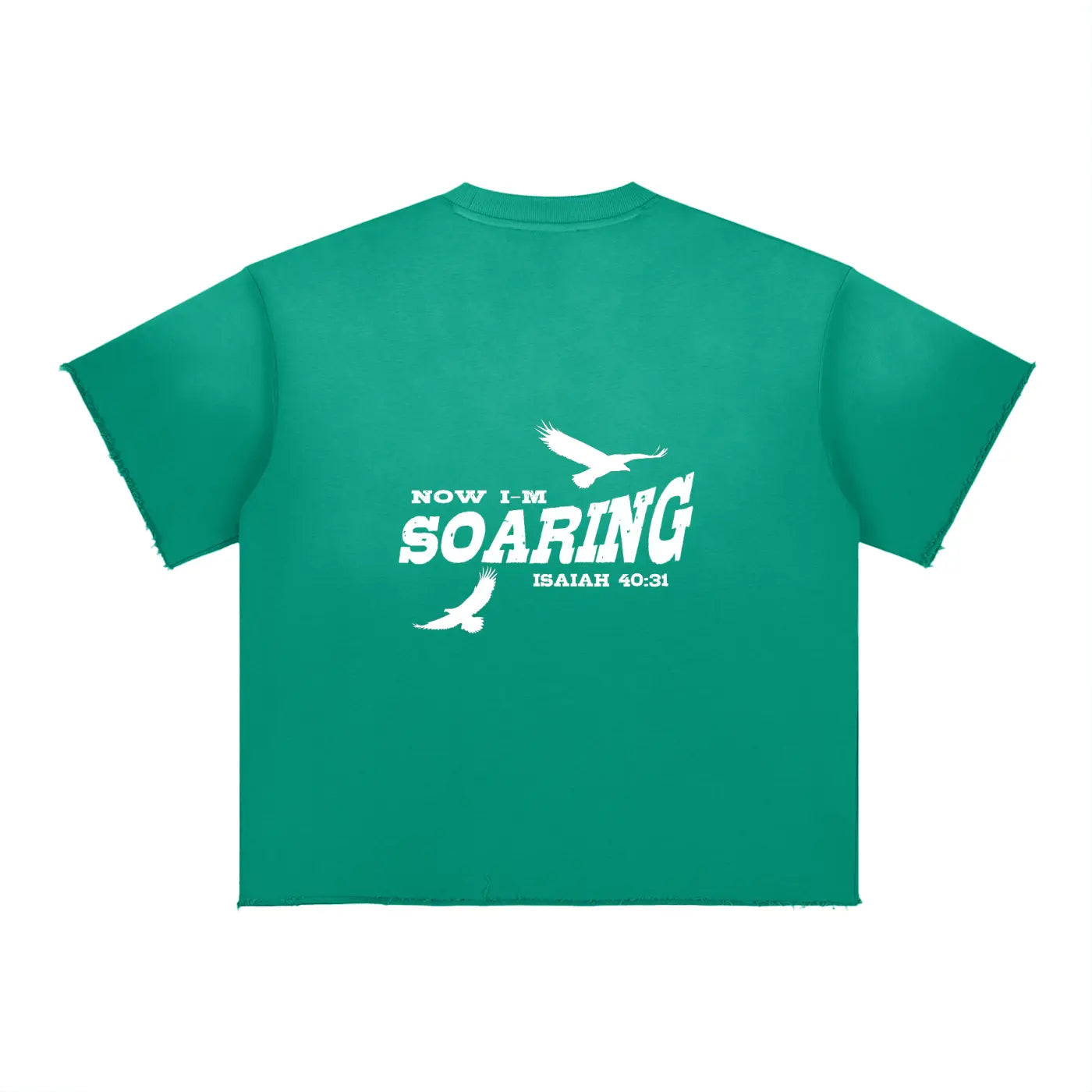 Soaring Sun Fade Raw Edge T-Shirt ODMPOD