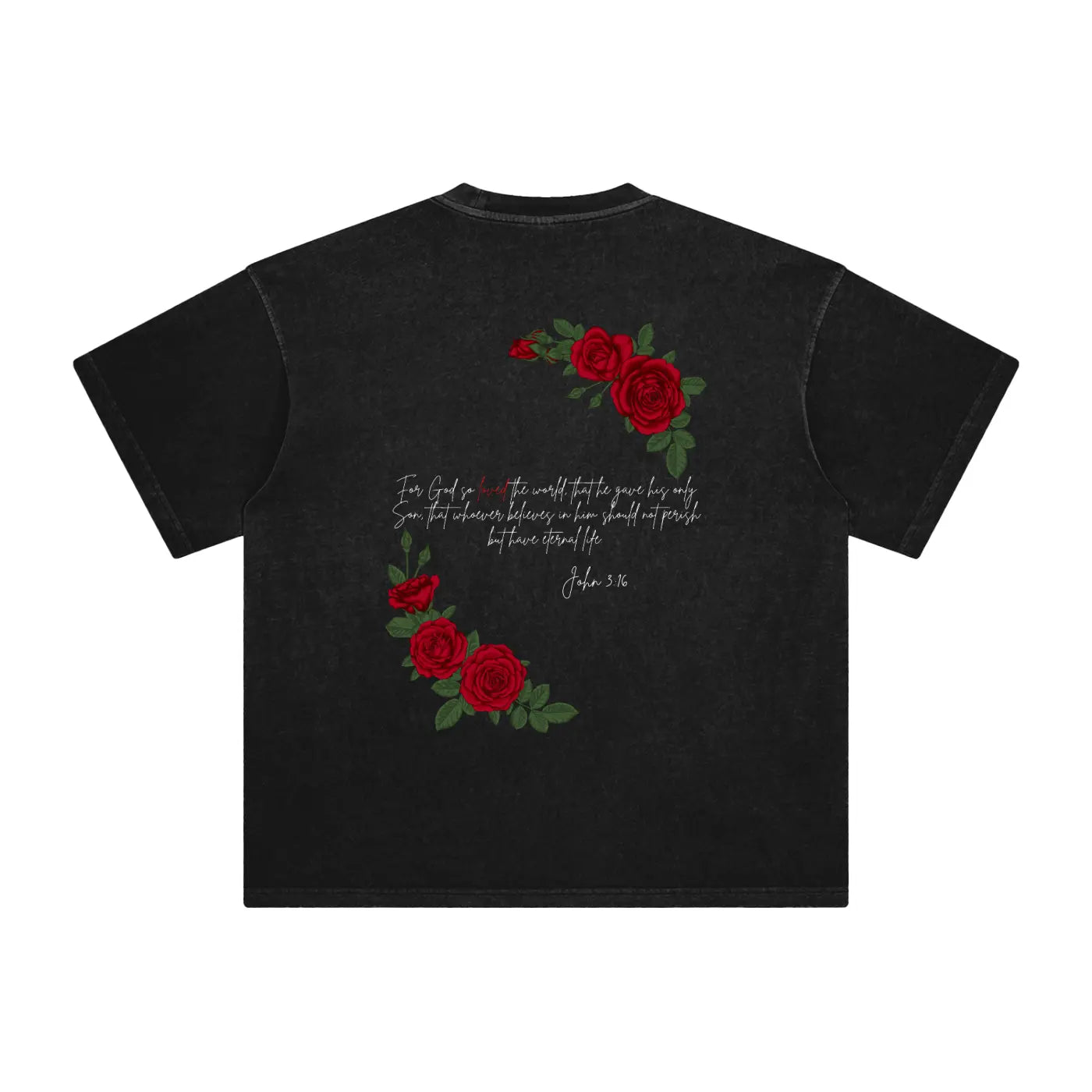 Agape (Love) Unisex Washed T-Shirt ODMPOD