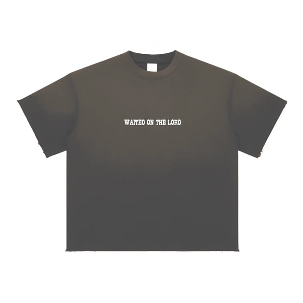 Soaring Sun Fade Raw Edge T-Shirt ODMPOD
