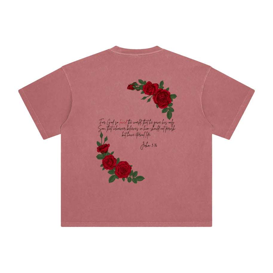 Agape (Love) Unisex Washed T-Shirt ODMPOD