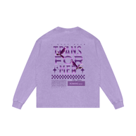 Transformed Acid Wash Oversize Long Sleeve T-Shirt