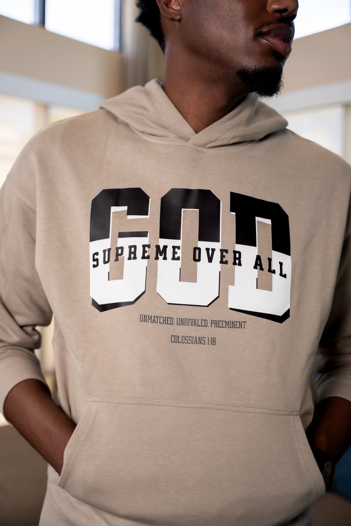 God is Supreme Drop-Shoulder Hoodie