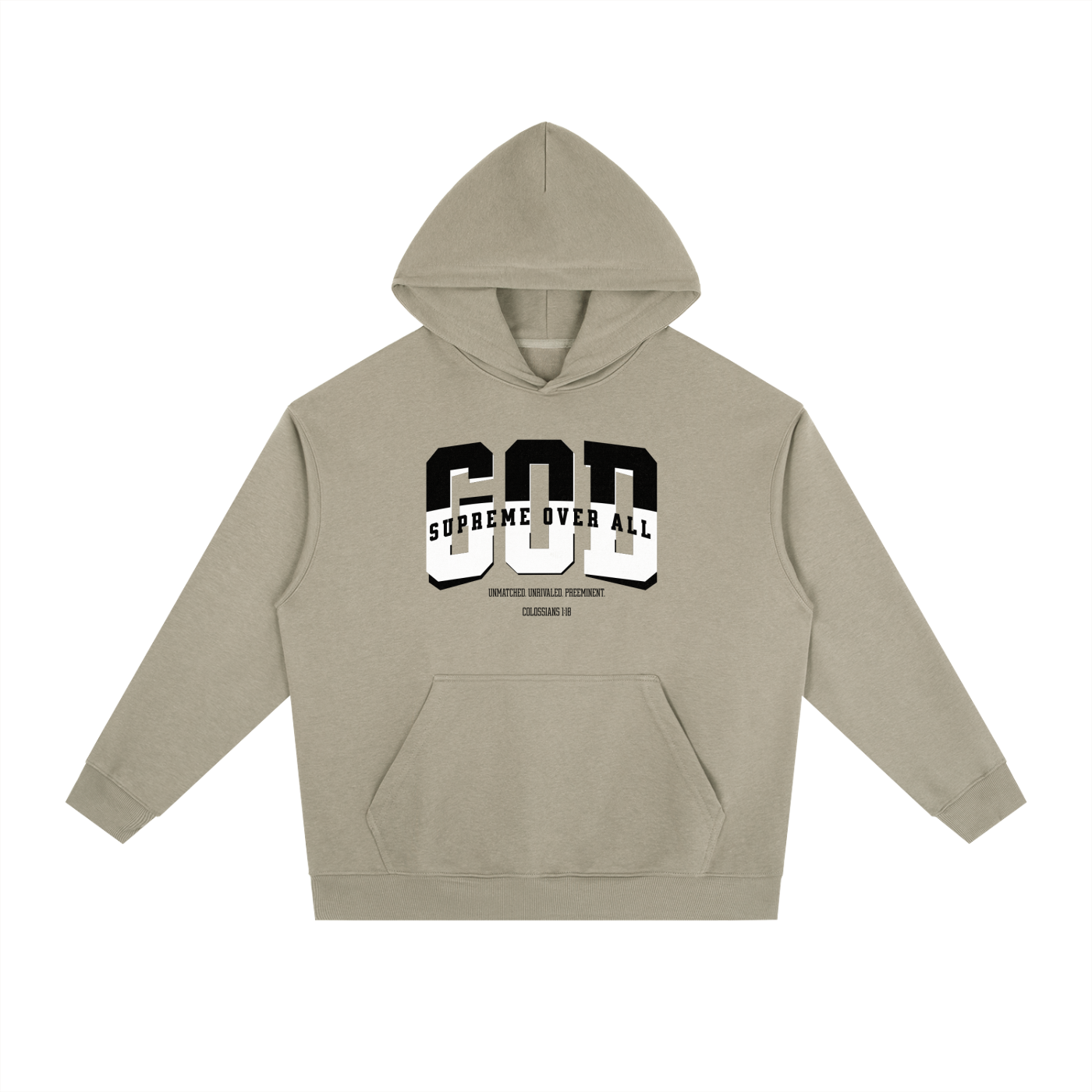 God is Supreme Drop-Shoulder Hoodie