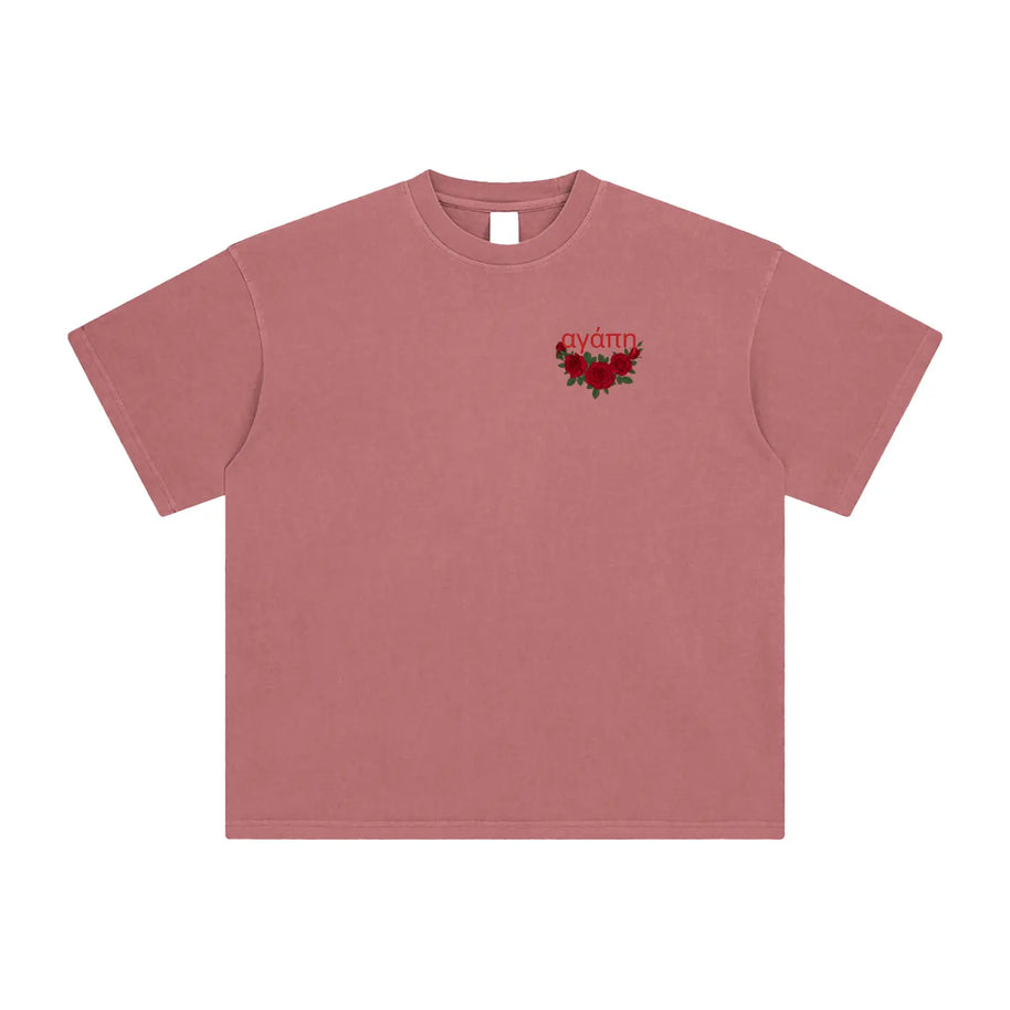 Agape (Love) Unisex Washed T-Shirt ODMPOD