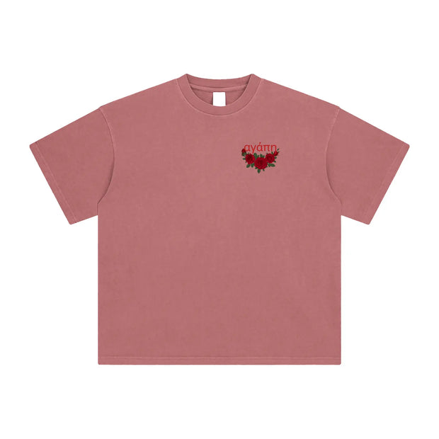 Agape (Love) Unisex Washed T-Shirt ODMPOD