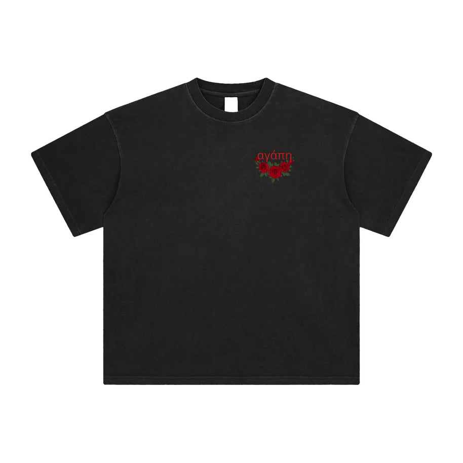 Agape (Love) Unisex Washed T-Shirt ODMPOD