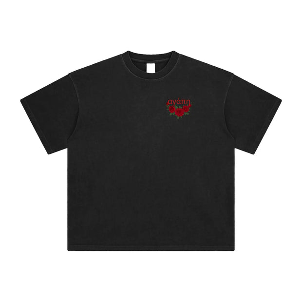 Agape (Love) Unisex Washed T-Shirt ODMPOD