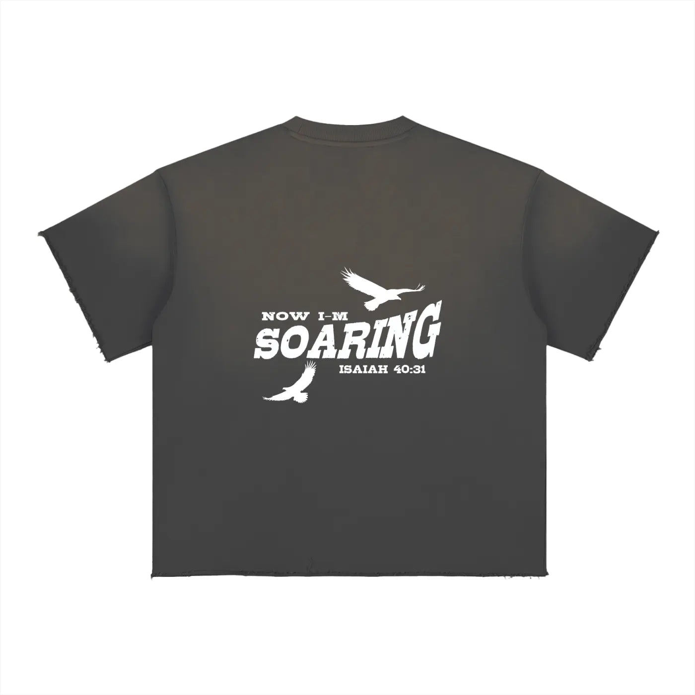 Soaring Sun Fade Raw Edge T-Shirt ODMPOD