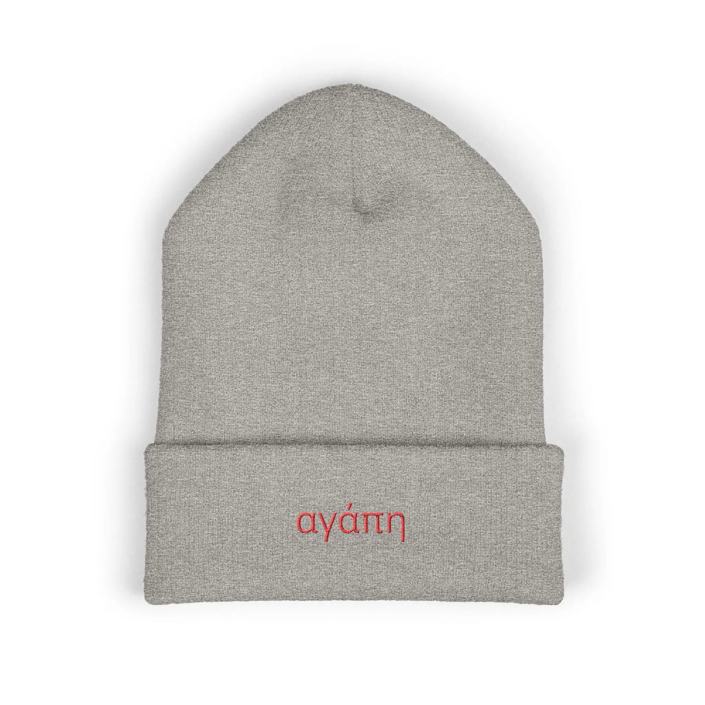 Agape (Love) Embroidered Winter Hat Printify