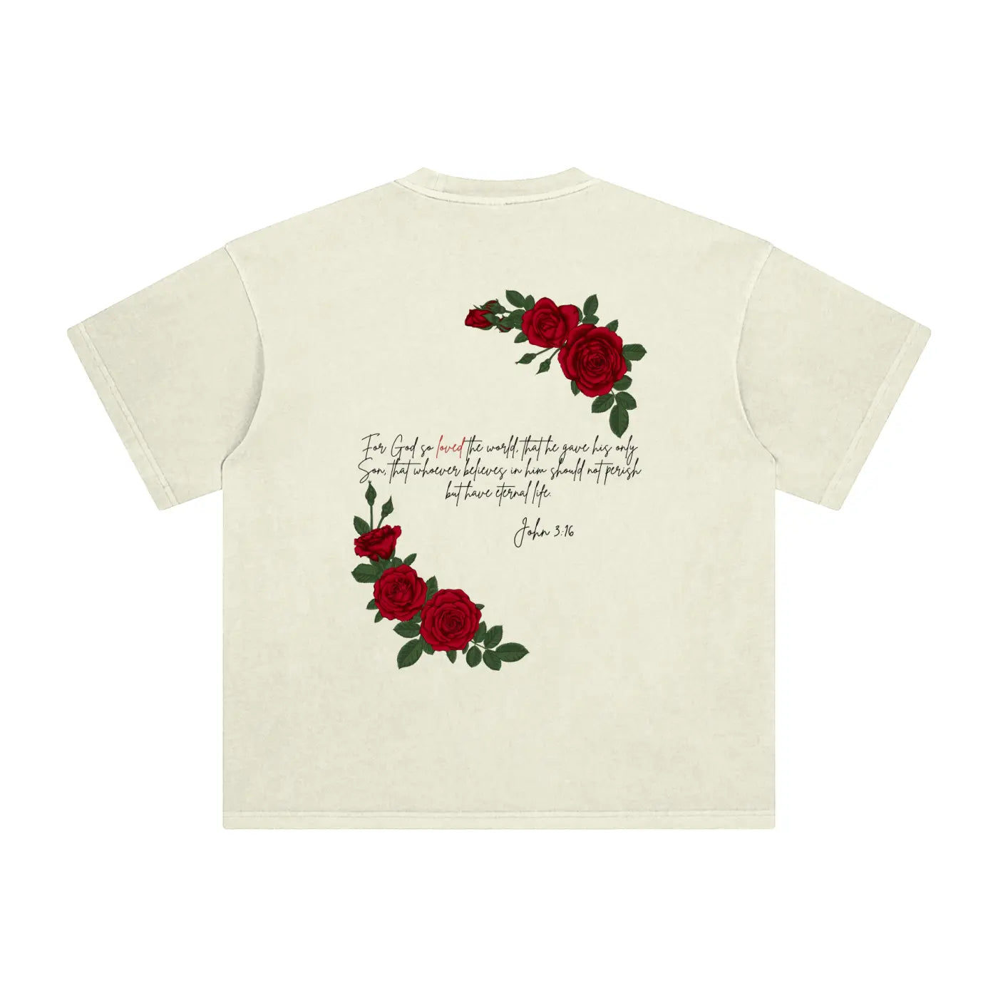 Agape (Love) Unisex Washed T-Shirt ODMPOD