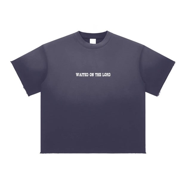 Soaring Sun Fade Raw Edge T-Shirt ODMPOD