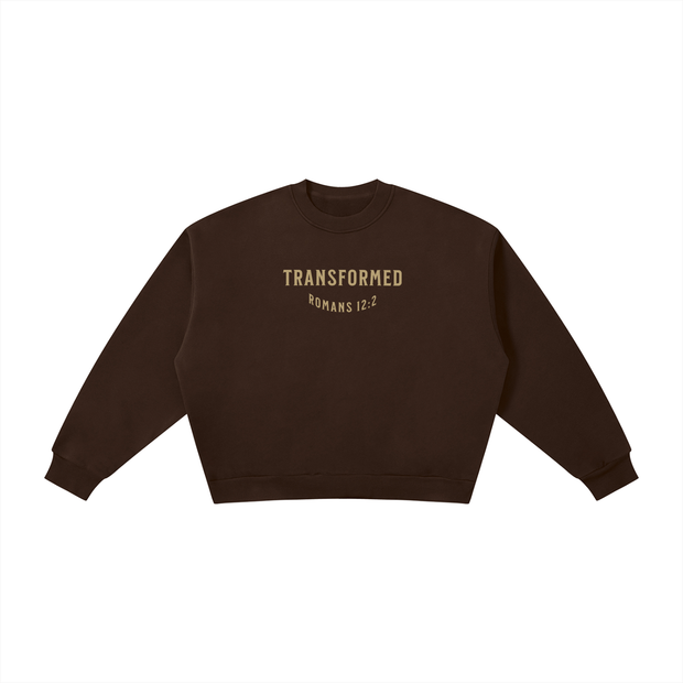 Transformed Boxy Fleece  Sweatshirt
