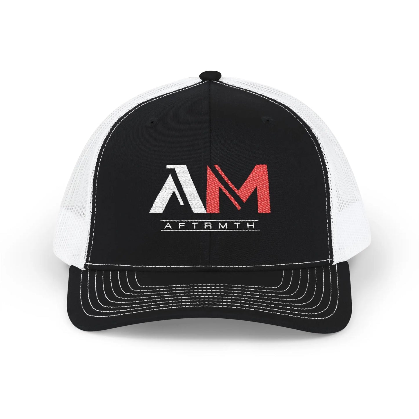 AFTRMTH Embroidered Snapback Trucker Cap Printify