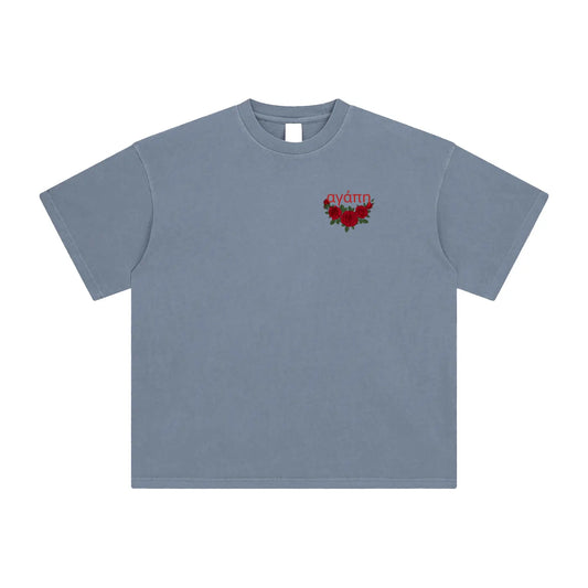 Agape (Love) Unisex Washed T-Shirt ODMPOD