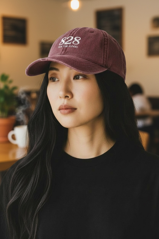 828 Vintage Embroidered Cap