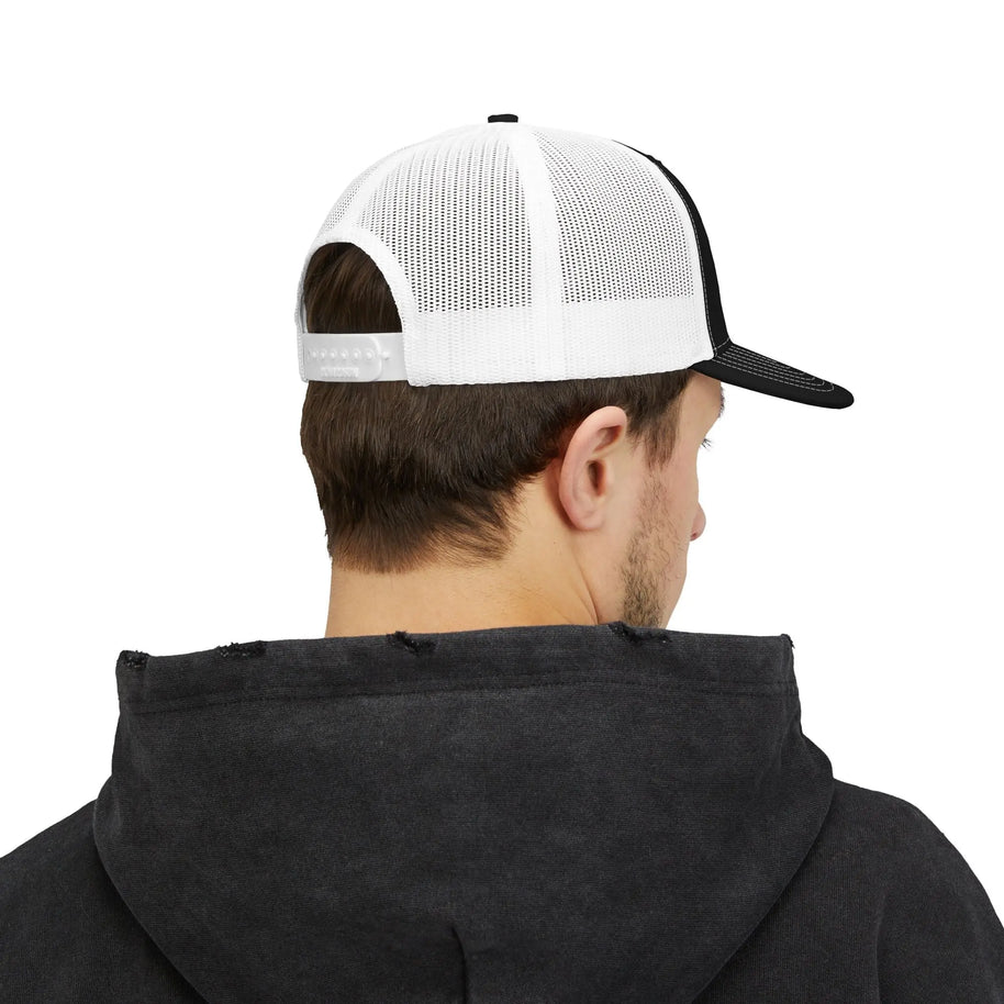 AFTRMTH Embroidered Snapback Trucker Cap Printify