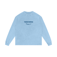 Transformed Acid Wash Oversize Long Sleeve T-Shirt