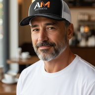 AFTRMTH Embroidered Snapback Trucker Cap