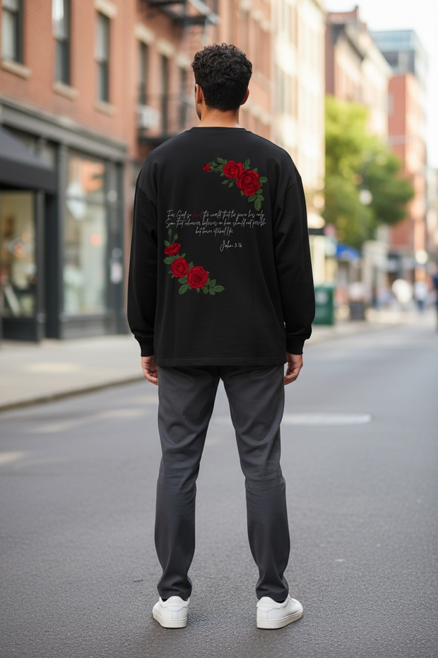 Agape (Love) Oversized Unisex Long Sleeve T-Shirt