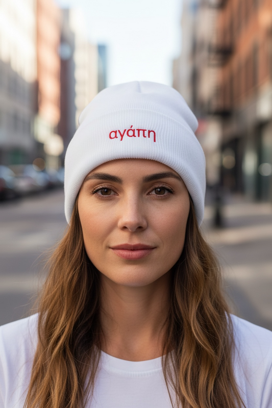 Agape (Love) Embroidered Winter Hat