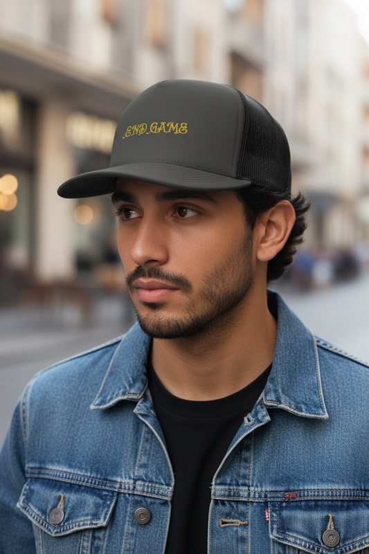 End Game Embroidered Trucker Cap