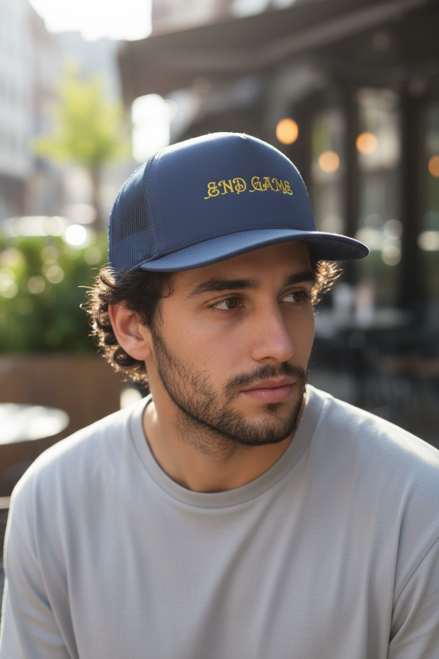 End Game Embroidered Trucker Cap