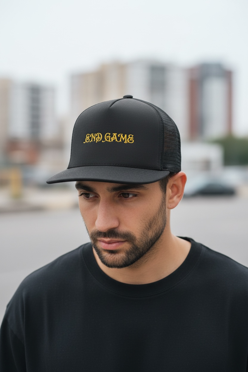 End Game Embroidered Trucker Cap