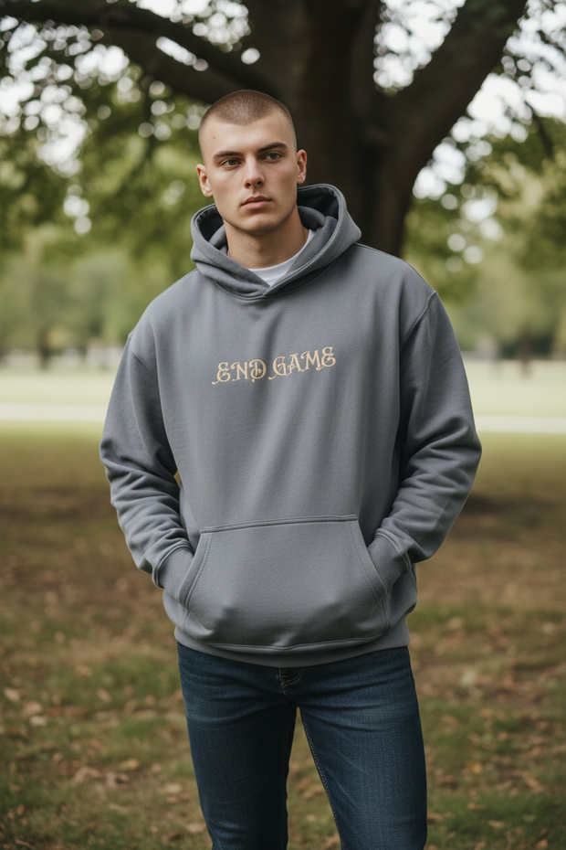 End Game Oversize Fleeced Hoodie