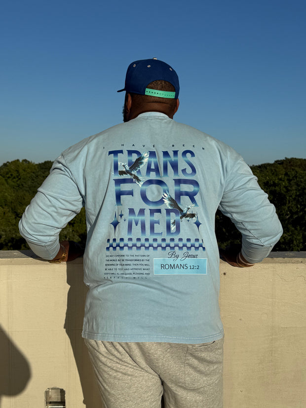 Transformed Acid Wash Oversize Long Sleeve T-Shirt