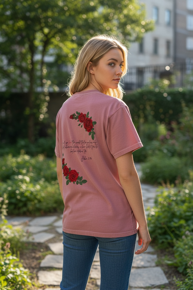 Agape (Love) Unisex Washed T-Shirt