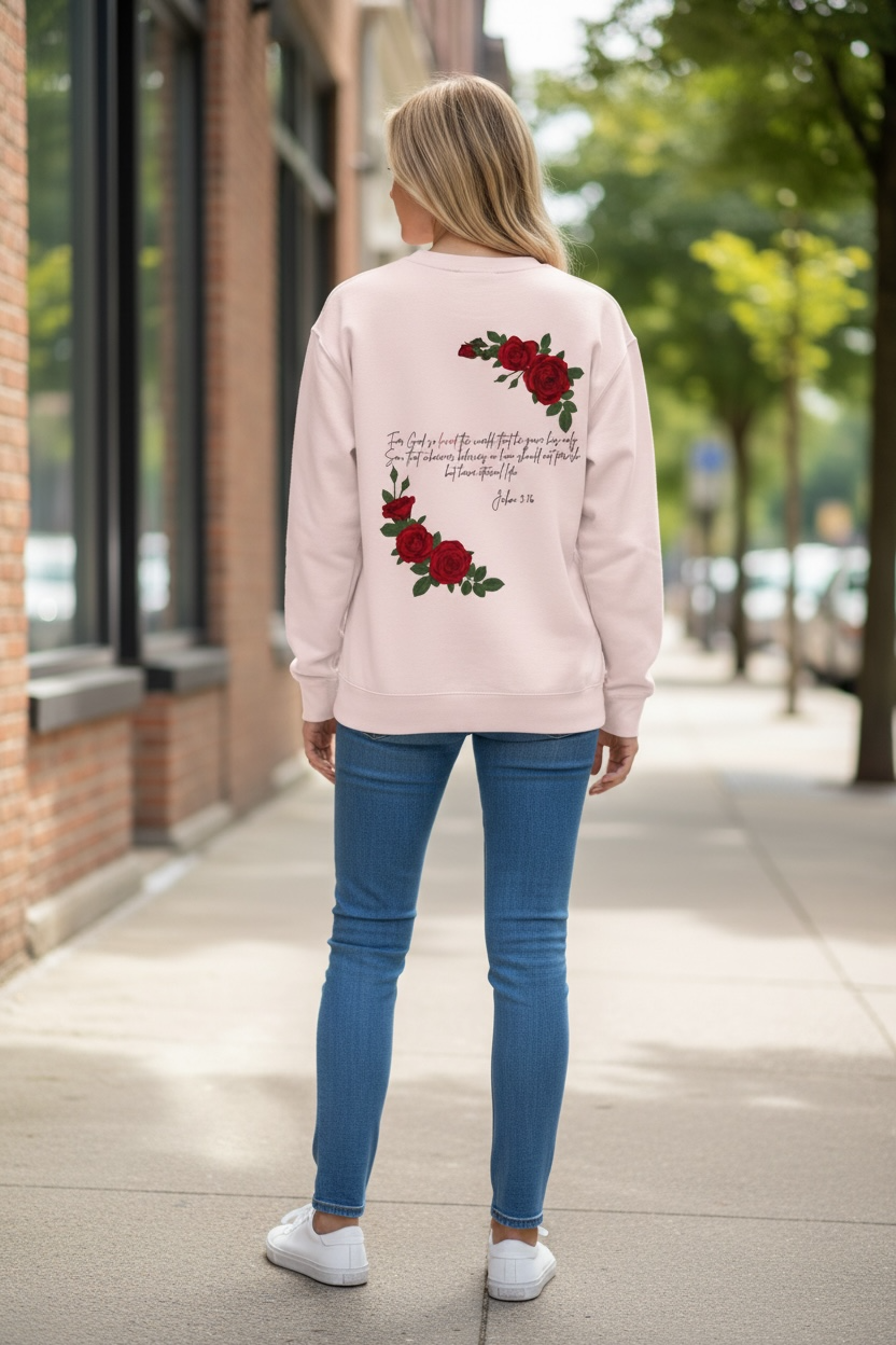 Agape (Love) Unisex Cotton Sweater