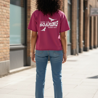 Soaring Sun Fade Raw Edge T-Shirt