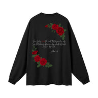 Agape (Love) Oversized Unisex Long Sleeve T-Shirt ODMPOD