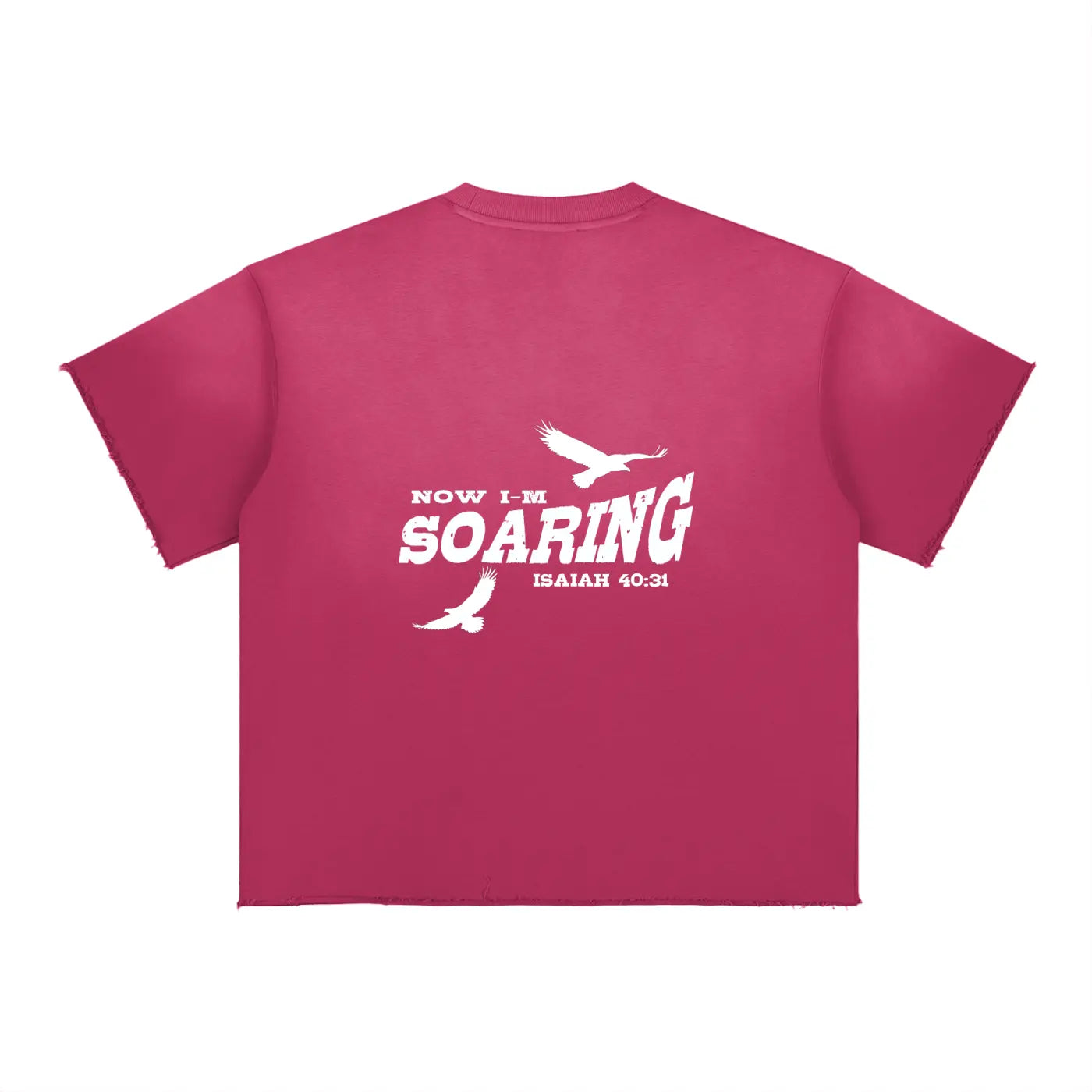 Soaring Sun Fade Raw Edge T-Shirt ODMPOD