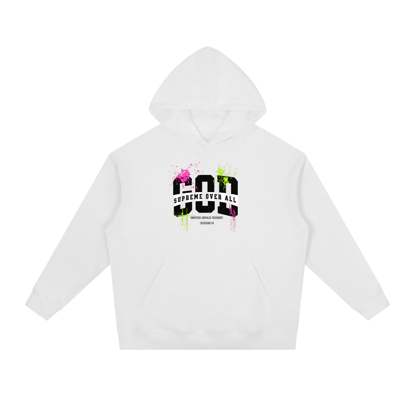 God is Supreme Drop-Shoulder Hoodie