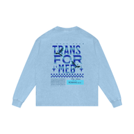 Transformed Acid Wash Oversize Long Sleeve T-Shirt