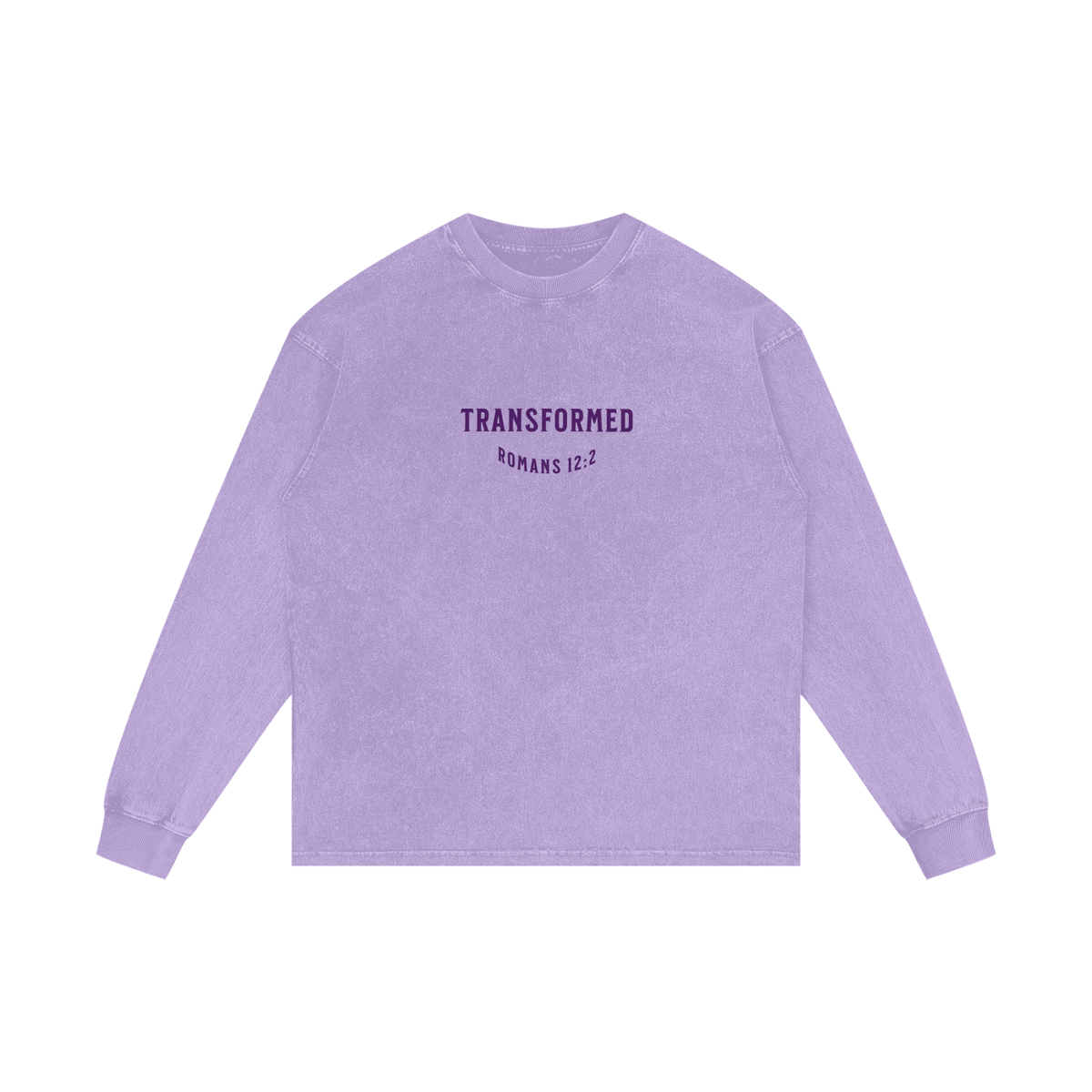 Transformed Acid Wash Oversize Long Sleeve T-Shirt