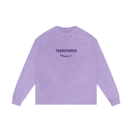 Transformed Acid Wash Oversize Long Sleeve T-Shirt
