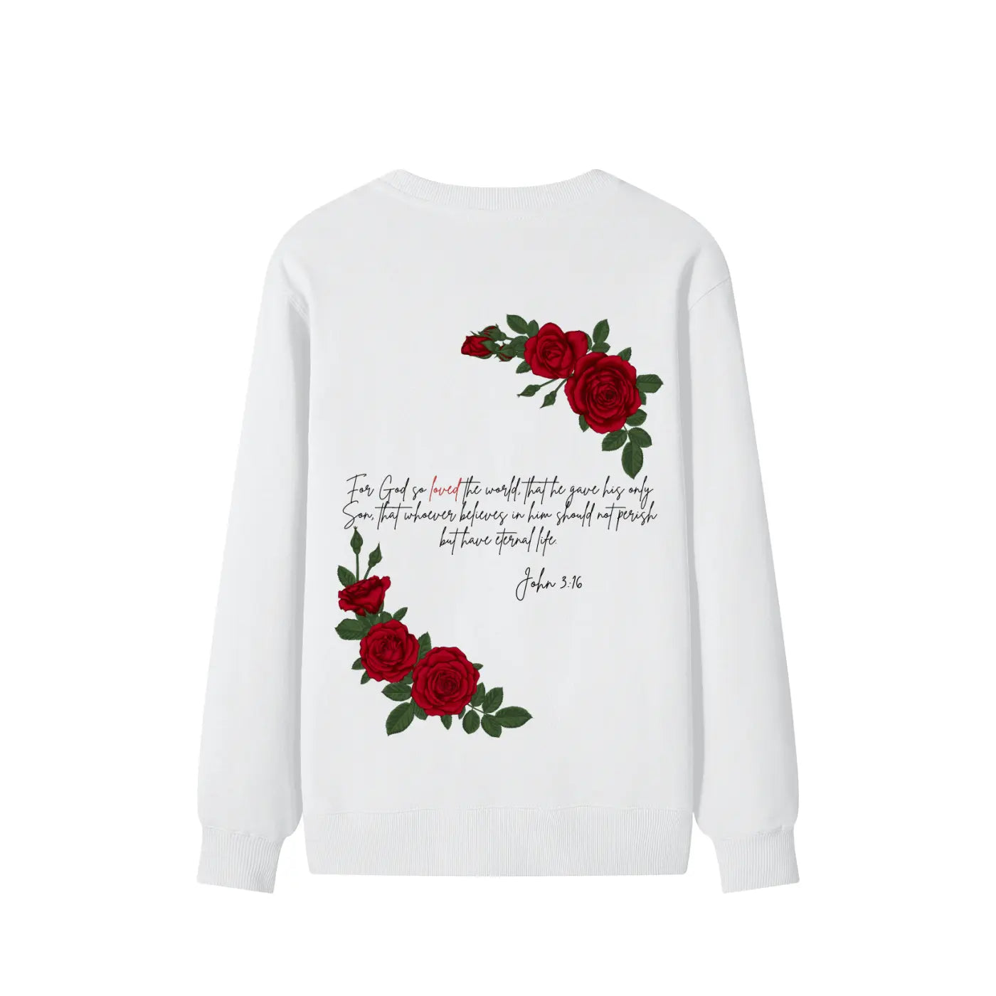 Agape (Love) Unisex Cotton Sweater ODMPOD