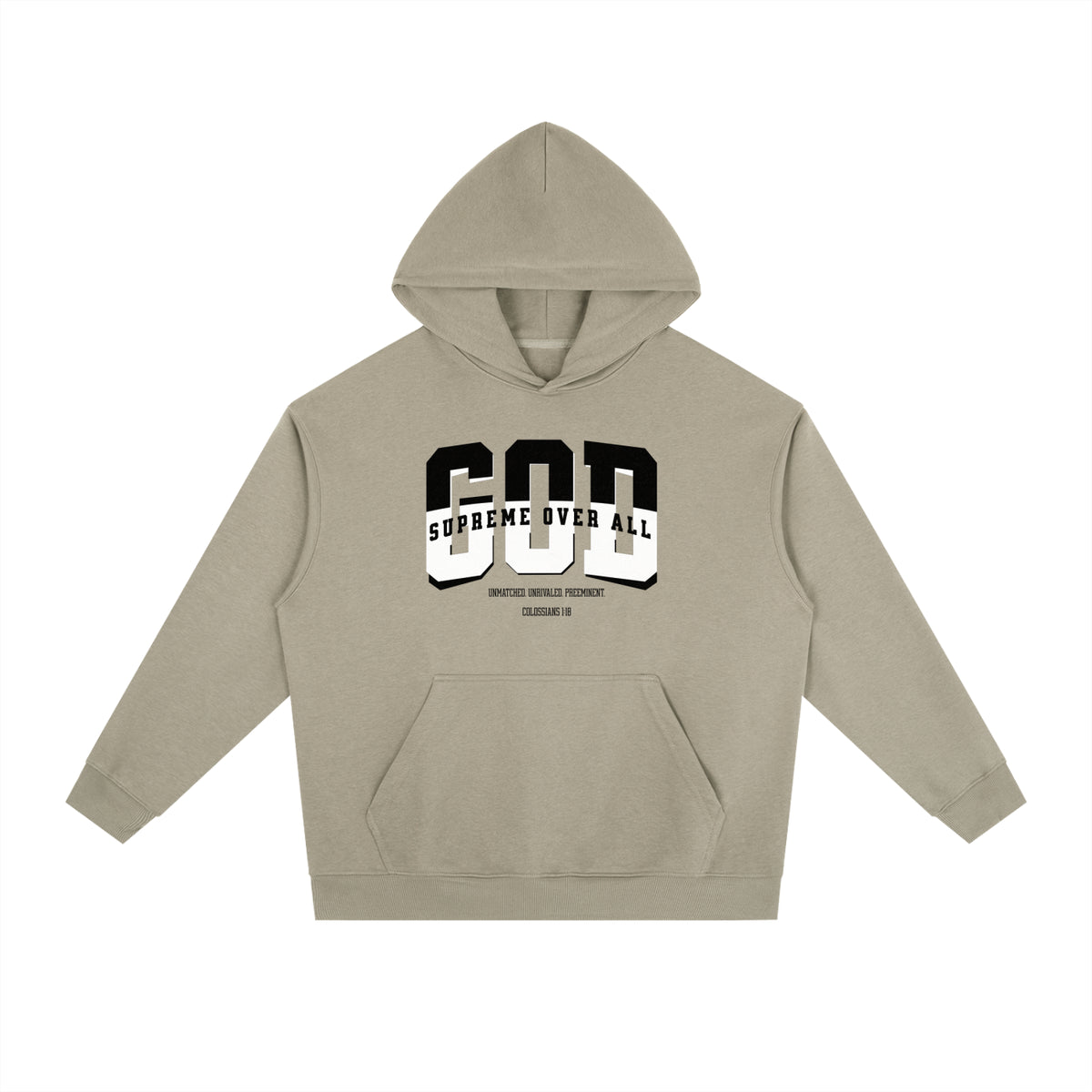 God is Supreme Drop-Shoulder Hoodie