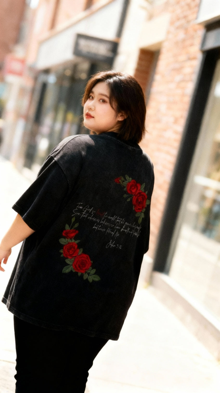 Agape (Love) Cotton T-Shirt - Extended Sizes